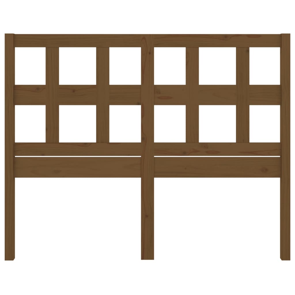 Testiera per Letto ambra 125,5x4x100 cm Legno Massello di Pino 818913