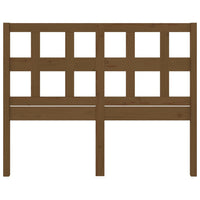 Testiera per Letto ambra 125,5x4x100 cm Legno Massello di Pino 818913