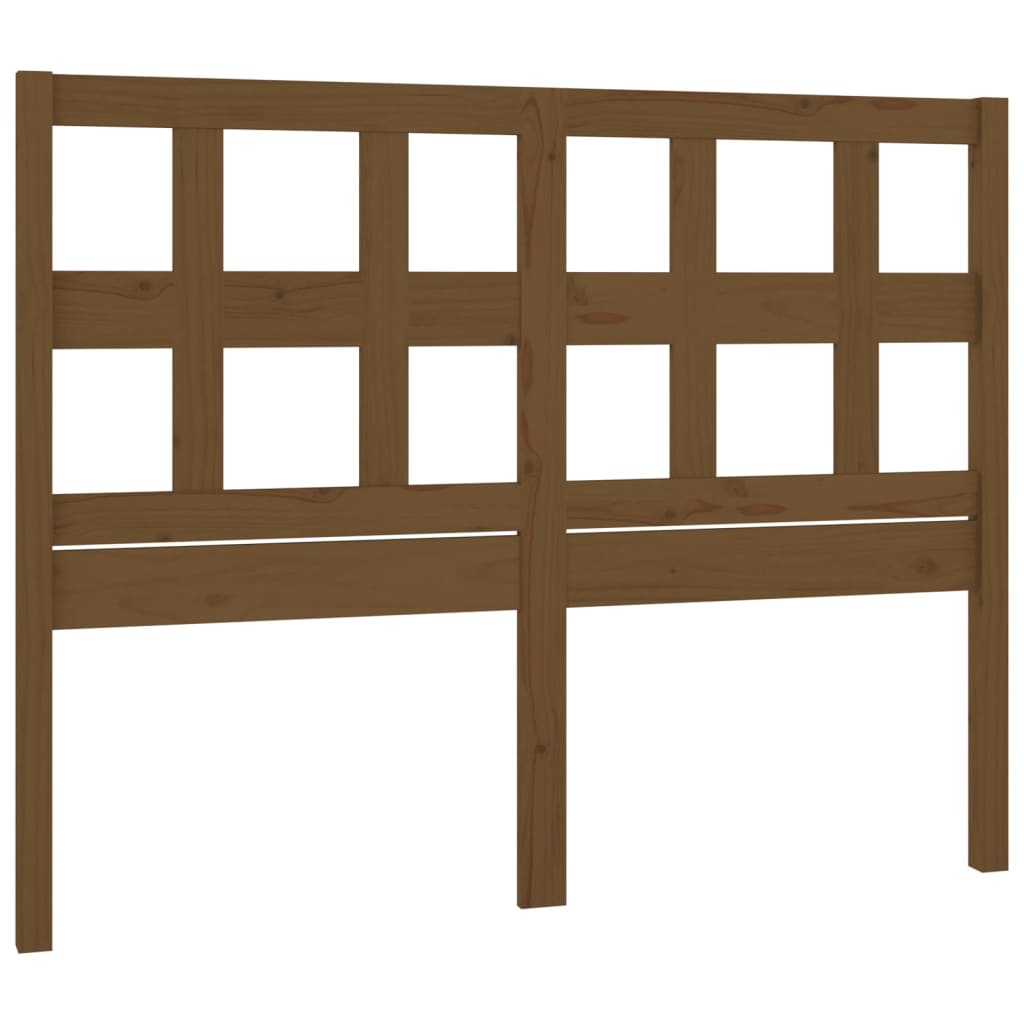 Testiera per Letto ambra 185,5x4x100 cm Legno Massello di Pino 818938