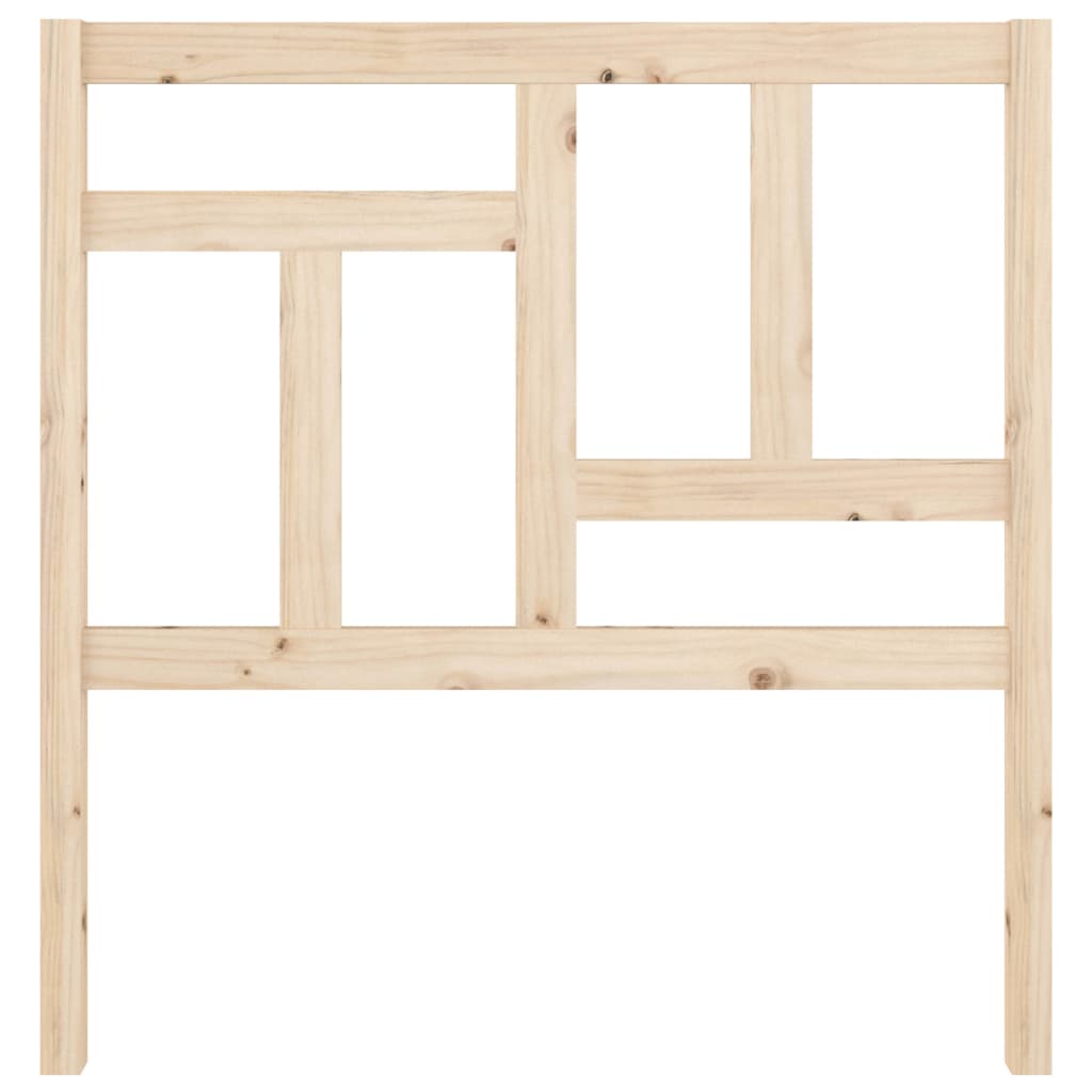 Testiera per Letto 80,5x4x100 cm in Legno Massello di Pino 818945