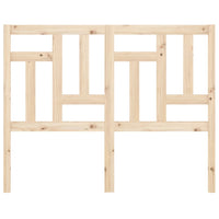 Testiera Letto 125,5x4x100 cm in Legno Massello di Pino 818960