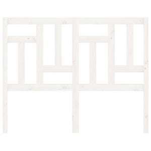 Testiera per Letto-Testata-Testiera Decorativa Bianca 205,5x4x100 cm Legno Massello di Pino 588775