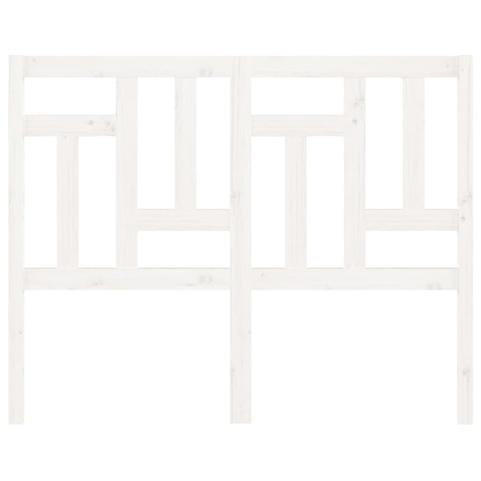 Testiera per Letto-Testata-Testiera Decorativa Bianca 205,5x4x100 cm Legno Massello di Pino 588775