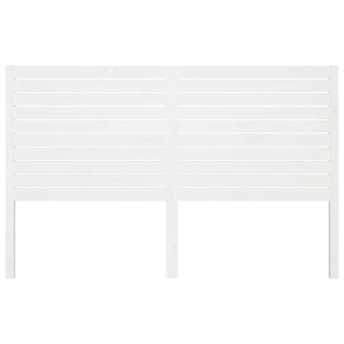 Testiera per Letto-Testata-Testiera Decorativa Bianca 206x4x100 cm Legno Massello di Pino 903074