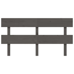 Testiera per Letto Bianca 154x3x81 cm Legno Massello di Pino 819077