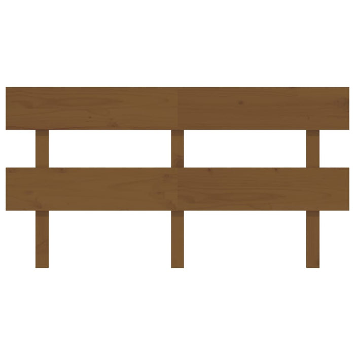 Testiera per Letto ambra 164x3x81 cm in Legno Massello di Pino 819083