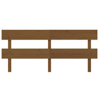 Testiera per Letto ambra 184x3x81 cm in Legno Massello di Pino 819088