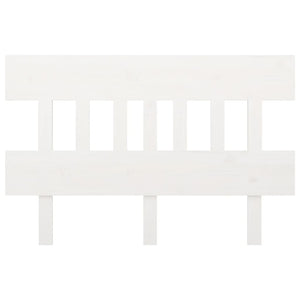 Testiera per Letto-Testata-Testiera Decorativa Bianca 143,5x3x81 cm Legno Massello di Pino