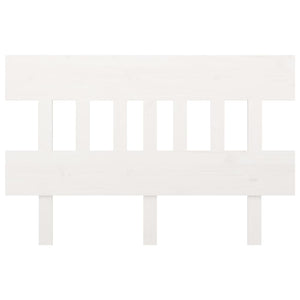 Testiera per Letto Bianca 203,5x3x81 cm Legno Massello di Pino