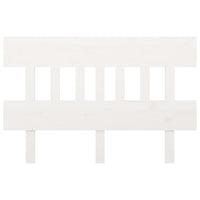 Testiera per Letto-Testata-Testiera Decorativa Bianca 203,5x3x81 cm Legno Massello di Pino