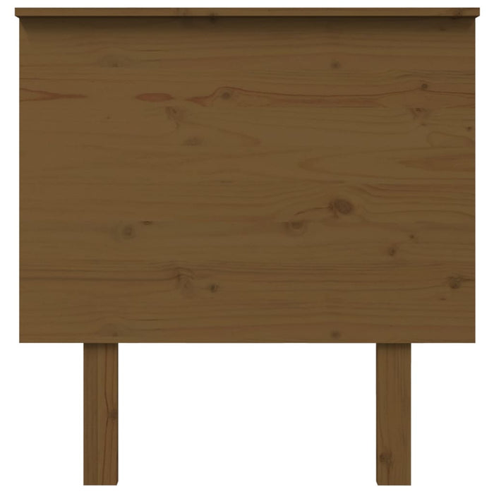 Testiera per Letto ambra 79x6x82,5 cm in Legno Massello di Pino 819148