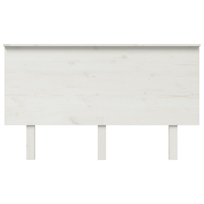 Testiera per Letto Bianca 184x6x82,5 cm Legno Massello di Pino cod mxl 49725