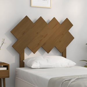 Testiera per Letto-Testata-Testiera Decorativa Ambra 92x3x81 cm in Legno Massello di Pino