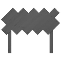 Testiera per Letto Bianca 104x3x80,5 cm Legno Massello di Pino 819207