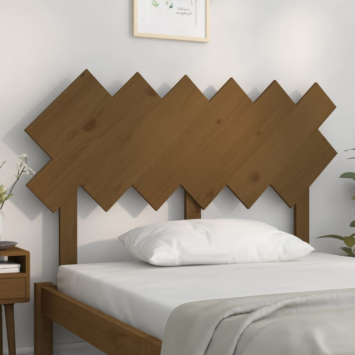 Testiera per Letto-Testata-Testiera Decorativa Ambra 122,5x3x80,5 cm Legno Massello di Pino