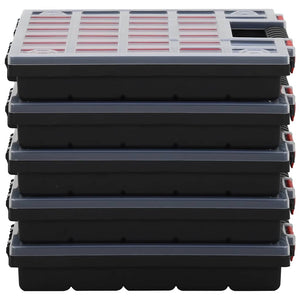 Scatole di Assortimento 5 pz 40x30x5 cm in Polipropilene cod mxl 20725