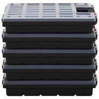 Scatole di Assortimento 5 pz 40x30x5 cm in Polipropilene