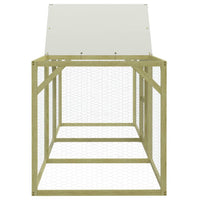 Recinto per pollaio in legno di pino massello impregnato marrone 300 x 100 x 150 cm 02_0043924