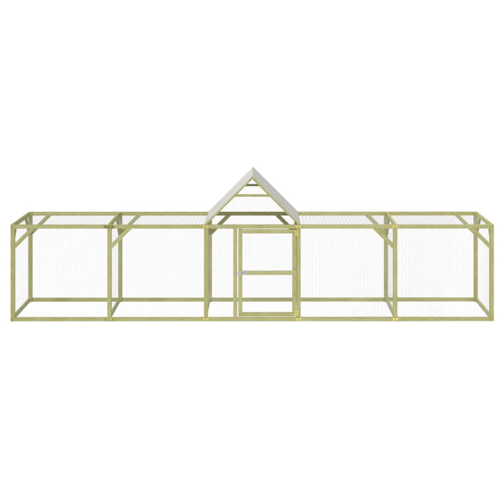 Pollaio 500x100x150 cm in Legno Massello di Pino Impregnato 3102983