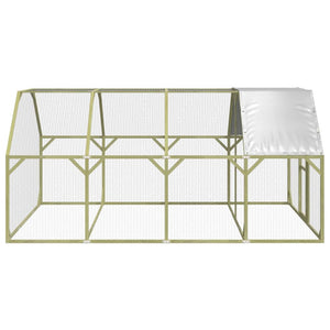 Pollaio 268x400x190 cm Legno Massello di Pino Impregnato cod mxl 51652