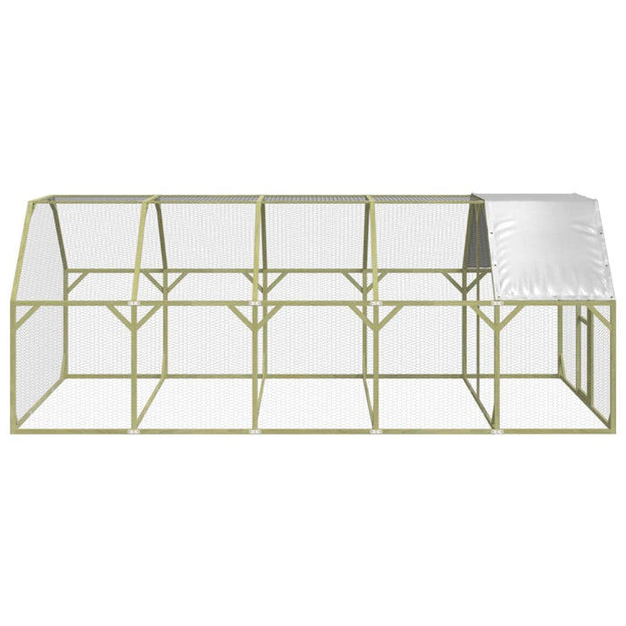 Pollaio 268x500x190 cm Legno Massello di Pino Impregnato 3102991