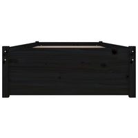 Giroletto Nero con Cassetti 90x190 cm Single 3103462