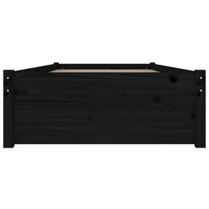 Giroletto Nero con Cassetti 90x190 cm Single 3103462