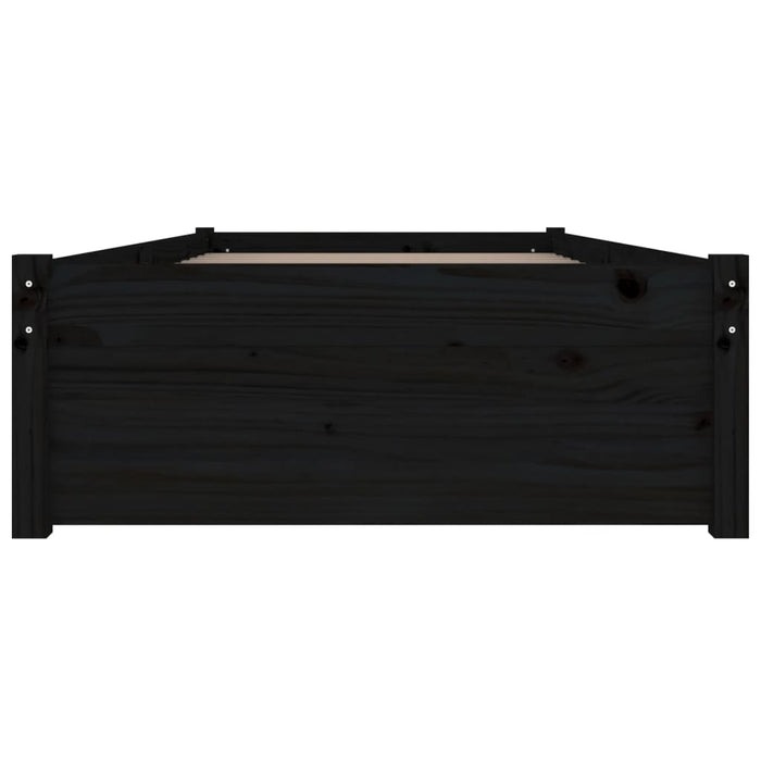 Giroletto Nero con Cassetti 90x190 cm Single 3103462