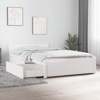 Giroletto con Cassetti-Struttura Letto con contenitore Bianco 90x200 cm 834203