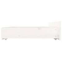 Giroletto con Cassetti Bianco 120x190 cm Small Double 3103540