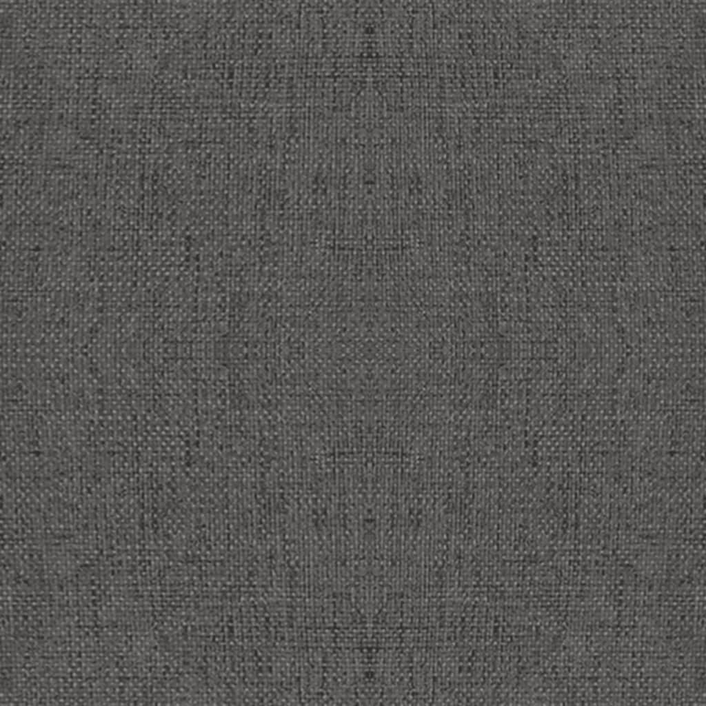 Sedie da Pranzo Girevoli 2 pz Grigio Scuro in Tessuto 3103031