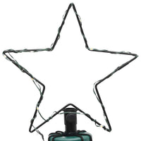 Albero di Natale a Cono Bianco Caldo 108 LED 70x180 cm 343487