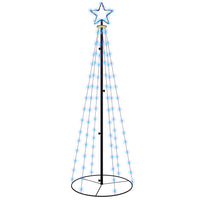 Albero di Natale a Cono Blu 108 LED 70x180 cm 343488