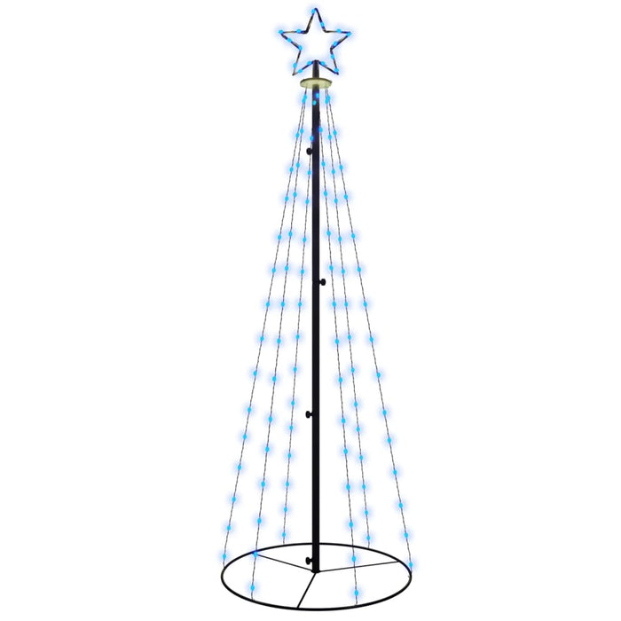 Albero di Natale a Cono Blu 108 LED 70x180 cm 343488
