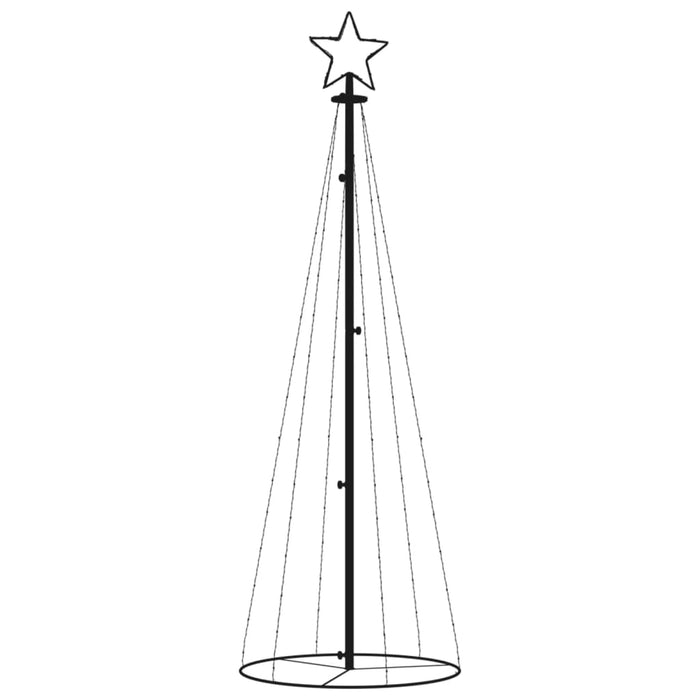 Albero di Natale a Cono Blu 108 LED 70x180 cm 343488
