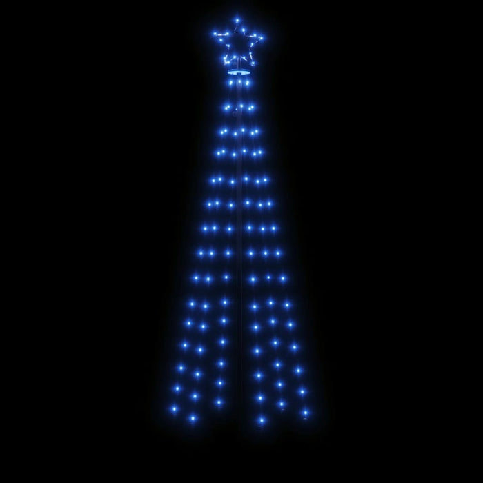 Albero di Natale a Cono Blu 108 LED 70x180 cm 343488