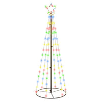 Albero di Natale a Cono Colorato 108 LED 70x180 cm 343489