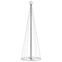 Albero di Natale a Cono Bianco Caldo 310 LED 100x300 cm 343490