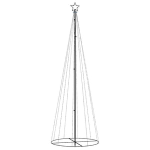 Albero di Natale a Cono Bianco Caldo 310 LED 100x300 cm 343490