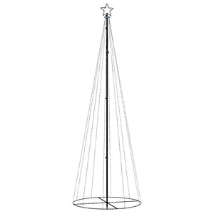 Albero di Natale a Cono Bianco Freddo 310 LED 100x300 cm cod mxl 22756