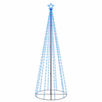 Albero di Natale a Cono Blu 310 LED 100x300 cm 343492