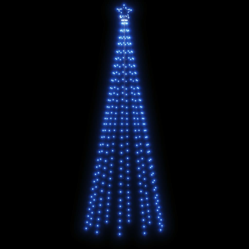 Albero di Natale a Cono Blu 310 LED 100x300 cm 343492