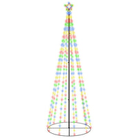 Albero di Natale a Cono Colorato 310 LED 100x300 cm 343493