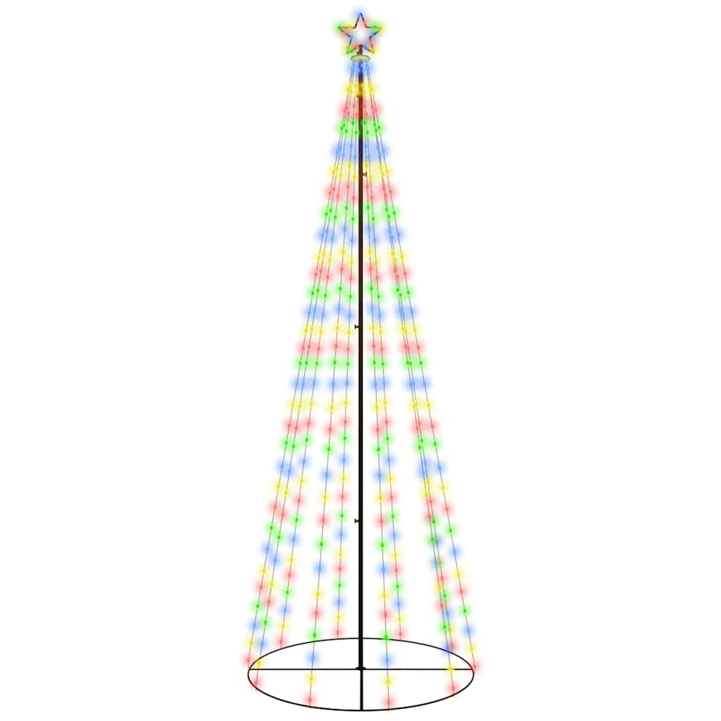 Albero di Natale a Cono Colorato 310 LED 100x300 cm