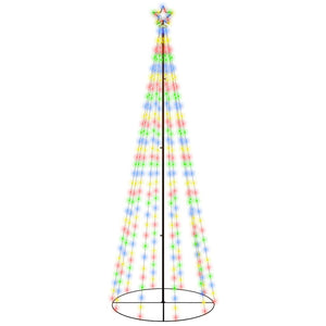 Albero di Natale a Cono Colorato 310 LED 100x300 cm