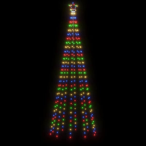 Albero di Natale a Cono Colorato 310 LED 100x300 cm 343493