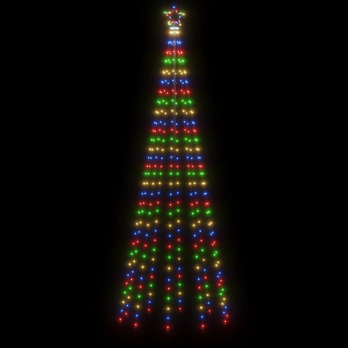 Albero di Natale a Cono Colorato 310 LED 100x300 cm 343493