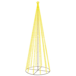 Albero di Natale a Cono Bianco Caldo 732 LED 160x500 cm 343494