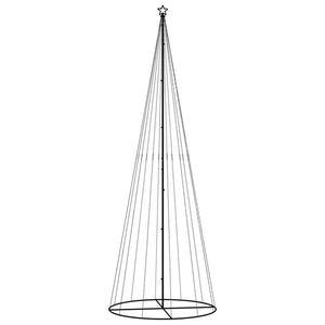 Albero di Natale a Cono Bianco Freddo 732 LED 160x500 cm cod 11697