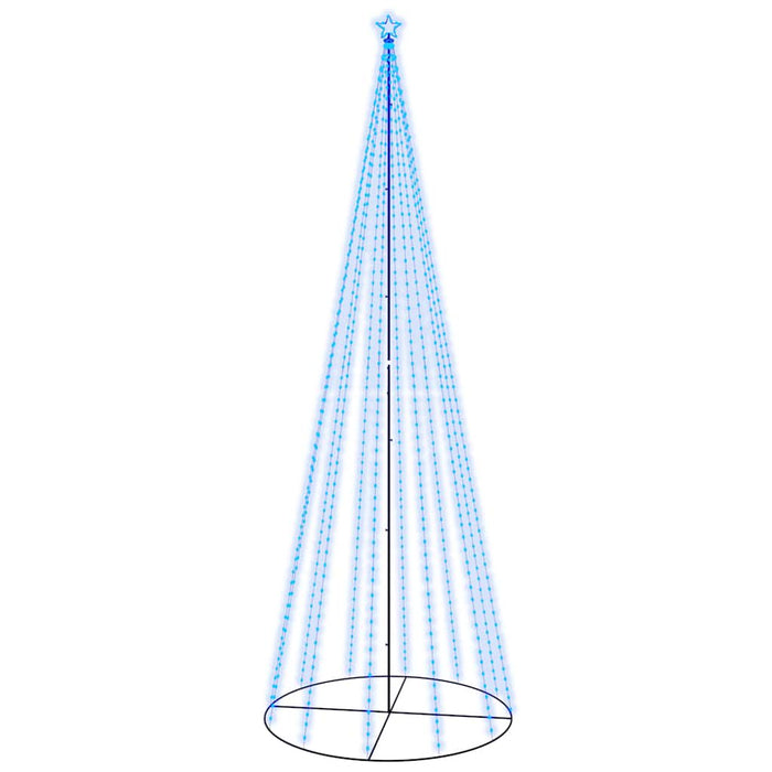 Albero di Natale a Cono Blu 732 LED 160x500 cm 343496